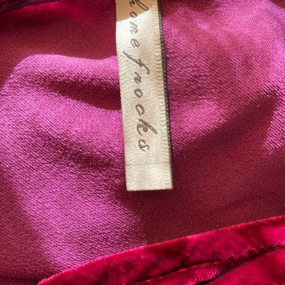 Homefrocks Silk Velvet Womens Tunic High Low Hemline - Picture 8 of 15